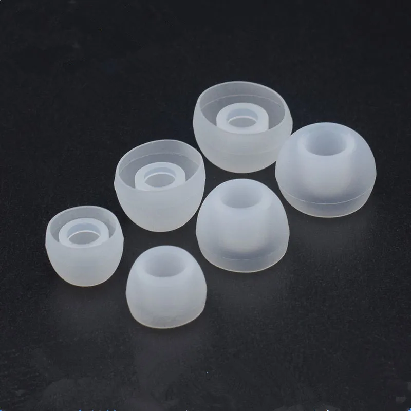 12 pares de almohadillas para auriculares intrauditivos, almohadillas de silicona para los oídos, almohadillas de repuesto para los oídos,
