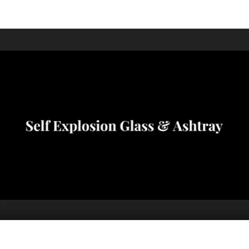 

Самовыбузное стекло и пепельница, фокусы, иллюзии, ментализм, сцена, профессиональный фокусник, магия, уличная магия, реквизит