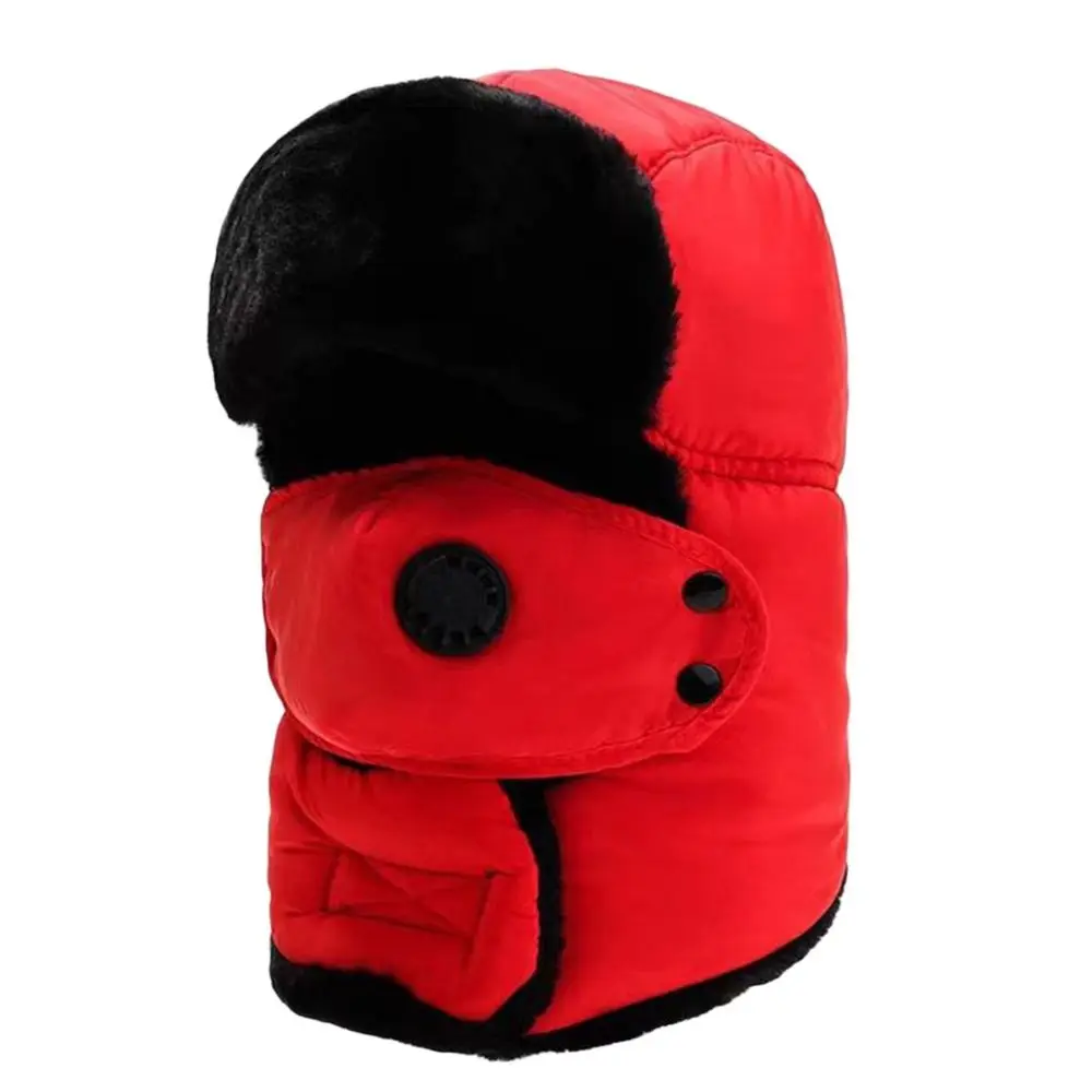 Outdoors Thick Bomber Hat Warm Windproof Beanie Russian Caps Bonnet Winter Hat for Men Women