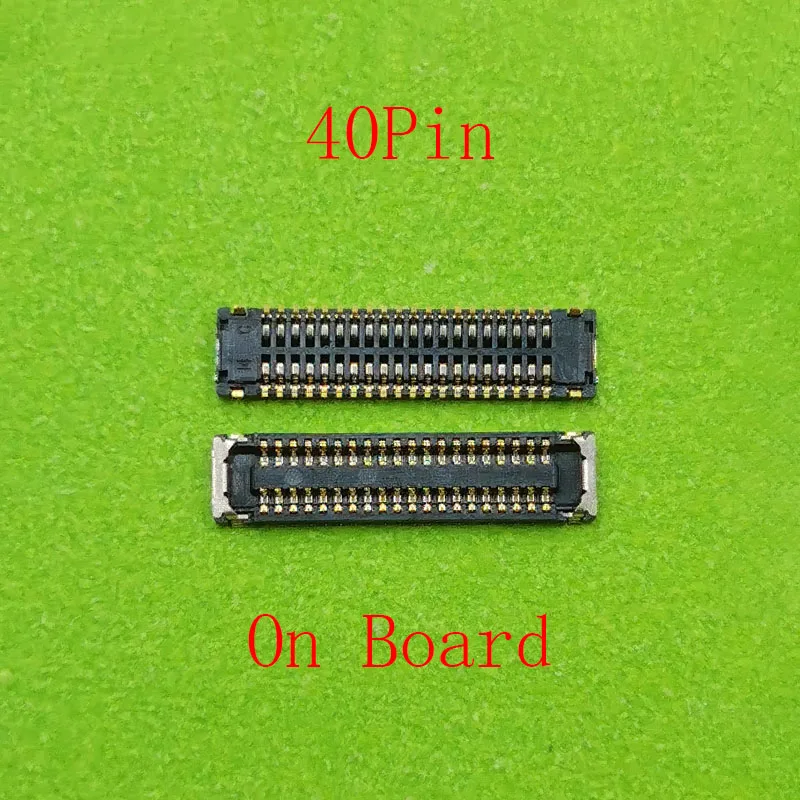 

2 шт., 40-контактный разъем FPC для ЖК-дисплея для Samsung Galaxy J7 J5 2016 J710F J710 FN G J7108 J510F, разъем на материнской плате Flex