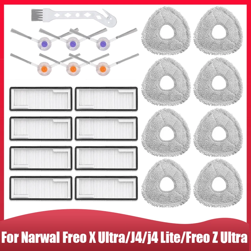 For Narwal Freo Z Ultra/Freo X Ultra/J4/j4 Lite Robot Vacuum Spare Parts