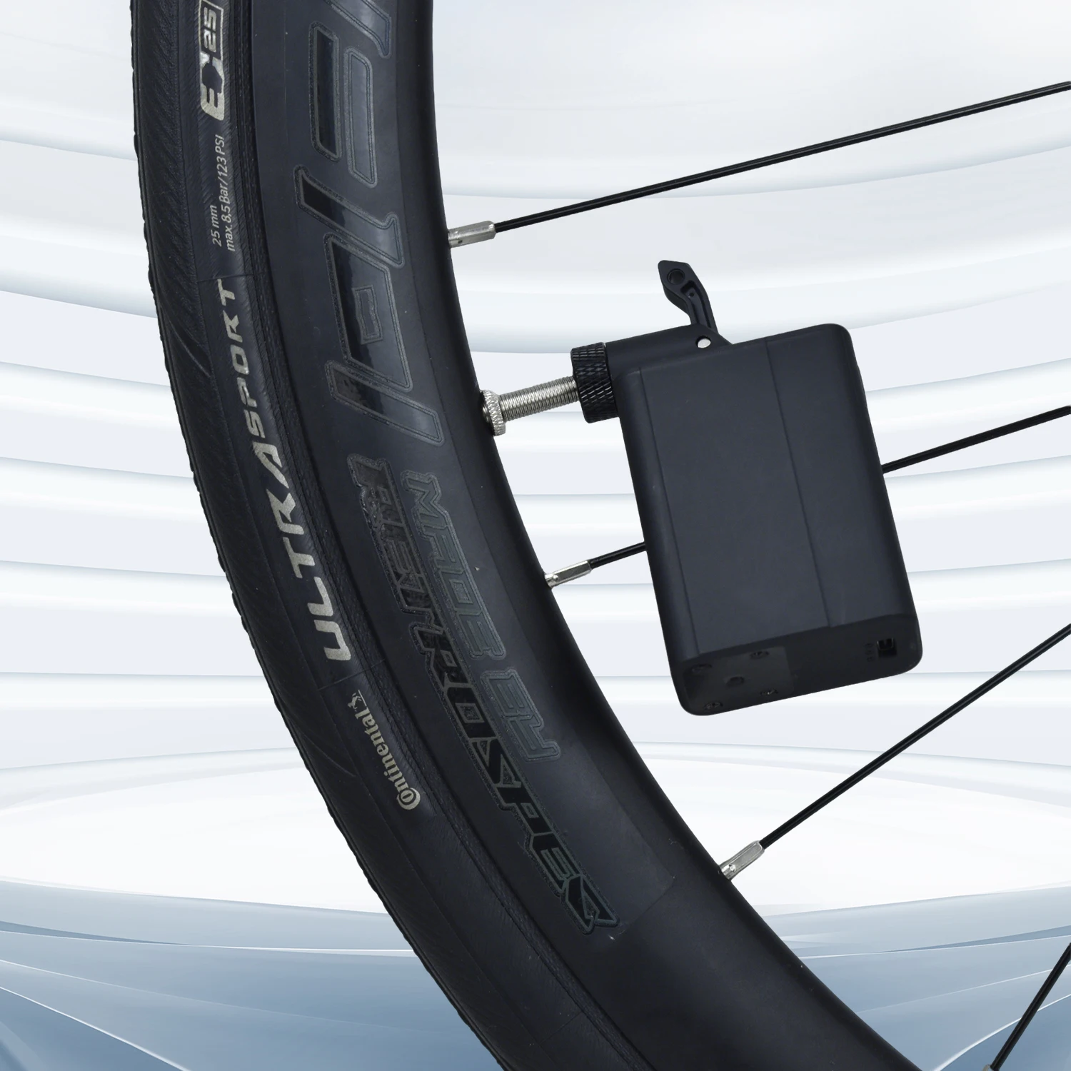 QIUDANOW مضخة هواء دراجة كهربائية صغيرة محمولة مع صمام بريستا/شرايدر لدراجة الطريق دراجة نارية دراجة هوائية جبلية تضخم الإطارات