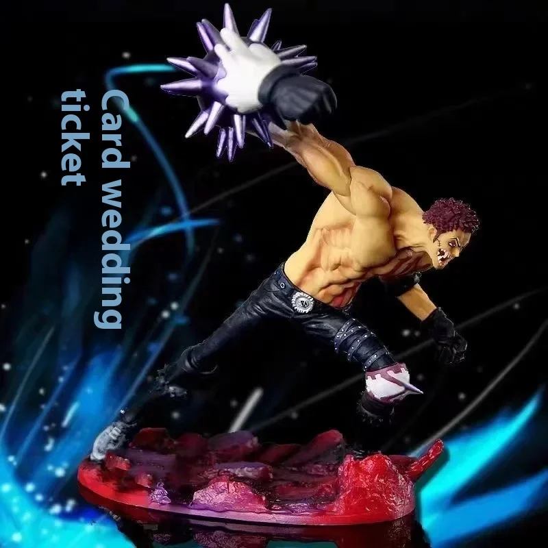 One Piece Charlotte Katakuri New Year Cake Cutting Battle Scene Gk Anime Figure Handheld Model Computer Case Ornament Gift