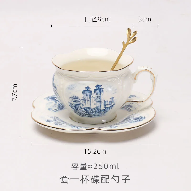 Jingdezhen Ceramic Teapot Office Blue and White Porcelain Glazed Bottom Underglaze Colored Water Pot Porcelain Household Oil Pot