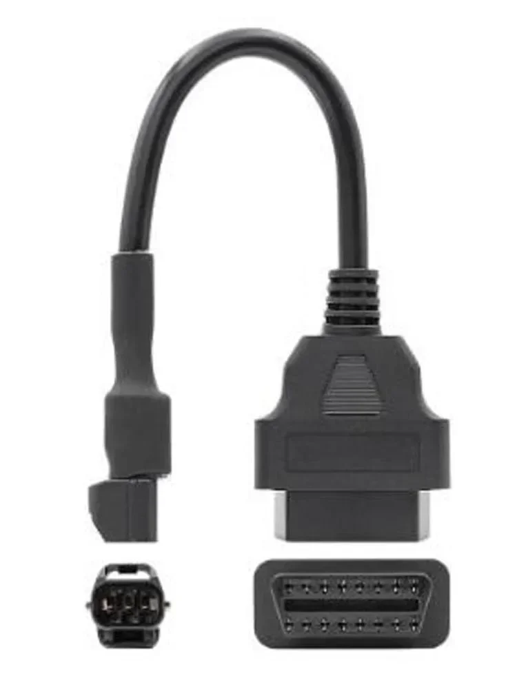 

Новый OBD2 16-контактный на 3-контактный кабель для KYMCO 3-контактный разъем OBD для мотоцикла OBD2 16-контактный адаптер для диагностического кабеля для мотоцикла