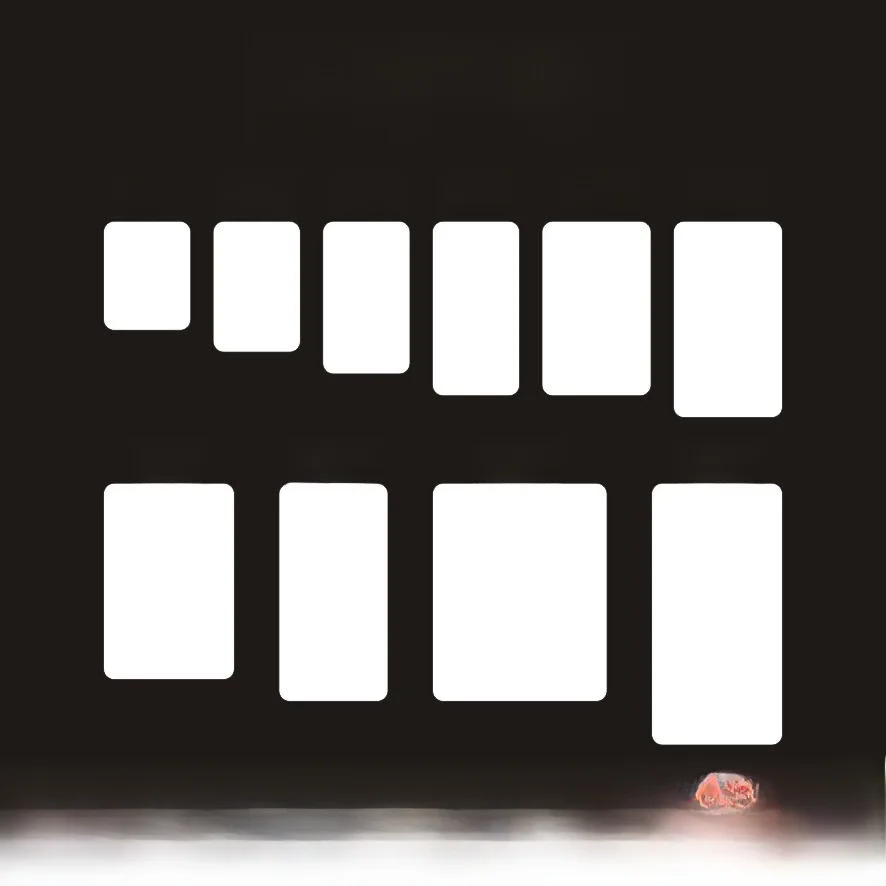 blank-poker-cards-hard-white-handwritten-english-learning-to-write-children's-literacy-word-paper-creative-gift-box-festival