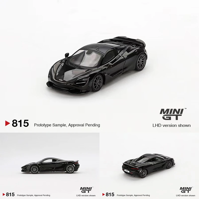 PreSale MINIGT 815 1:64 MCL 750S Saros Grey Diecast Diorama Model Collection Miniature Toys