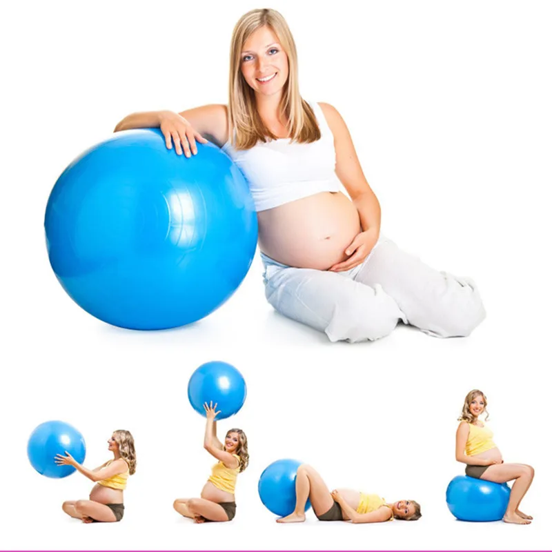 45cm Yoga Ball Fitness Balls Sports Pilates Birthing Fitball Exercise Training Workout Massage Ball Gym Ball 45cm With Pump