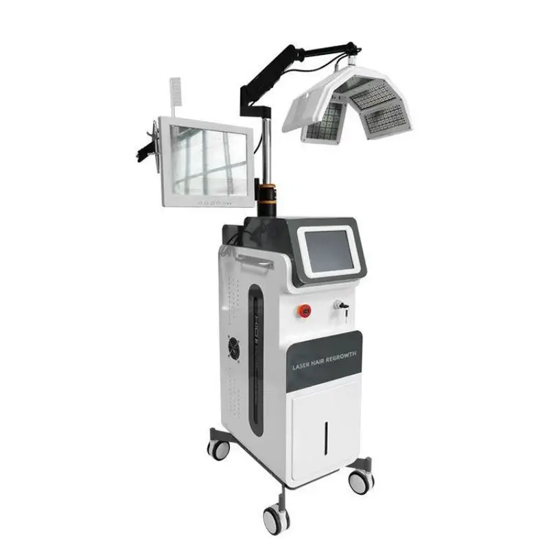 Laser + Led Haargroei Therapie 650nm Diode Laser Haargroei Machine Schoonheidssalon Thuisgebruik Apparatuur