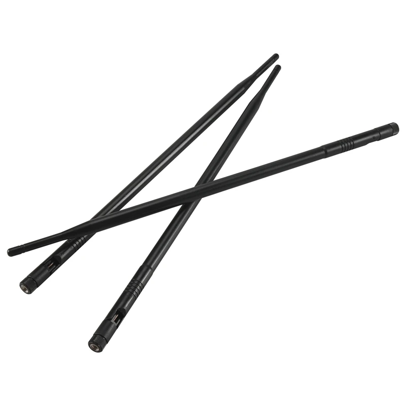 

ABZW 3PCS 9Dbi RP-SMA Dual Band 2.4Ghz 5Ghz High Gain Wifi Router Wireless Tilt Antenna
