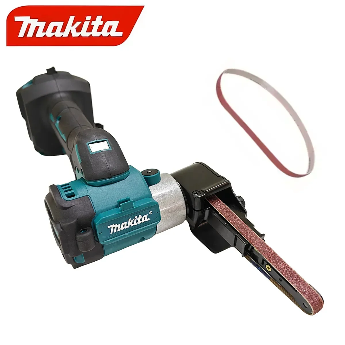 Makita Brushless Cordless Belt Sander Portable Straight Sanding Machine Multifunctional Metal Wood Polishing Derusting PowerTool