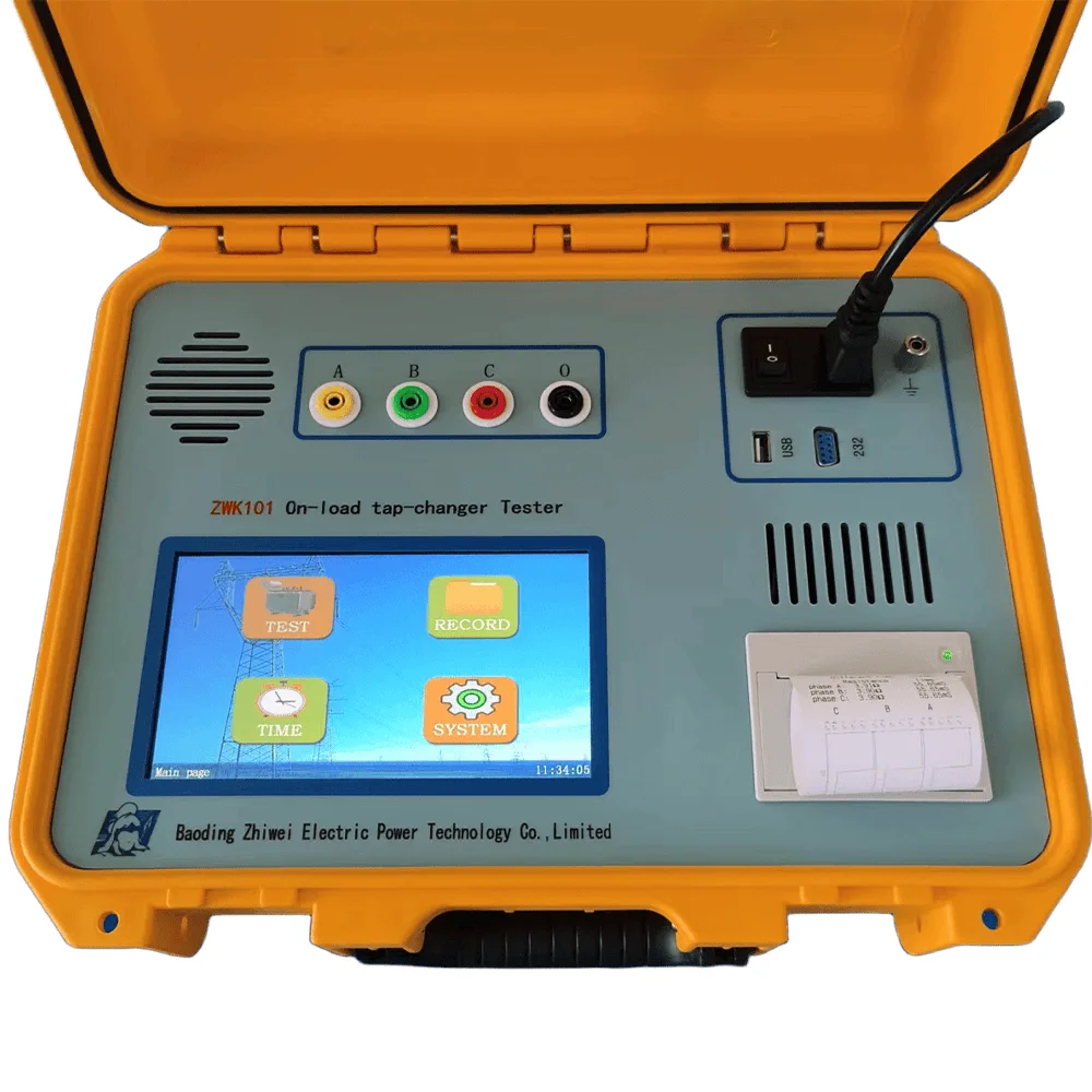 ZWK101 Electronic Transformer On-load Tap Changer Dynamic Characteristic Tester High Accuracy Transition Waveform Oscillograph