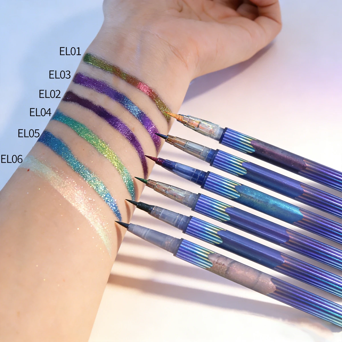 Liquid Eyeliner Pen Waterproof Long Lasting Thin Precise Tip Waterproof Smudge Proof Vegan Makeup Eyeliner for Cosmetic