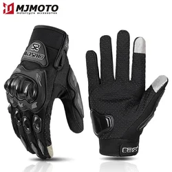 AXIO Guanto da ciclismo estivo per moto Touchscreen Guanto da motocross ATV MTB Guanto da moto traspirante in rete Resistente all'usura antiscivolo