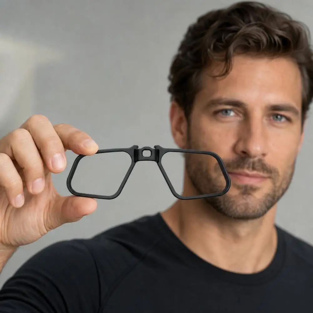 1PC Prescription Adapter Frame for Oakley Meta Vanguard Black Glasses Frame Insert Clip for Smart Outdoor Glasses Accessories