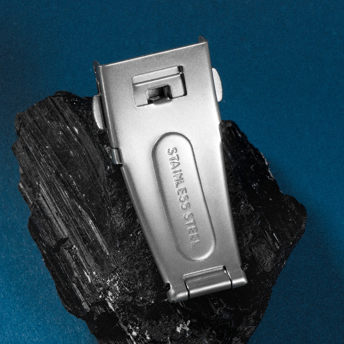 ステンレス鋼ダブルプッシュボタンクラスプバックル時計ストラップバンド展開折りたたみバックル 16 ミリメートル、18 ミリメートル、20 ミリメートル