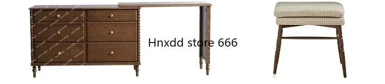 

Французский ретро комод из цельного дерева, бытовой прикроватный выдвижной шкаф для хранения средневековой спальни, встроенное ведро