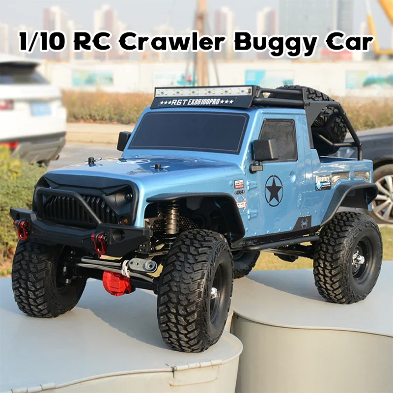 RGT EX86100 PRO Frame Version 1/10 4WD Electric All-Terrain Crawler Climbing Car 2.4G RC Model Buggy Off-Road Vehicle Toy Boy