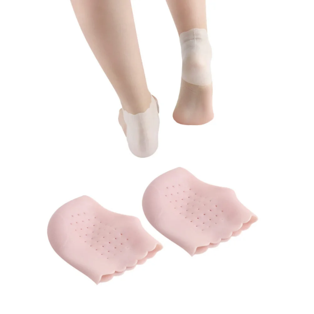 

2Pairs Heel Protectors Pain Relief Support Cushions Sebs Material Arch Support Sleeve Ventilation Holes Heel Protectors