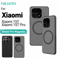 For Xiaomi 15T Pro Mi 15T Magnetic Nillkin Super Frosted Shield Pro Phone Case Anti Fingerprint Shockproof Back Cover