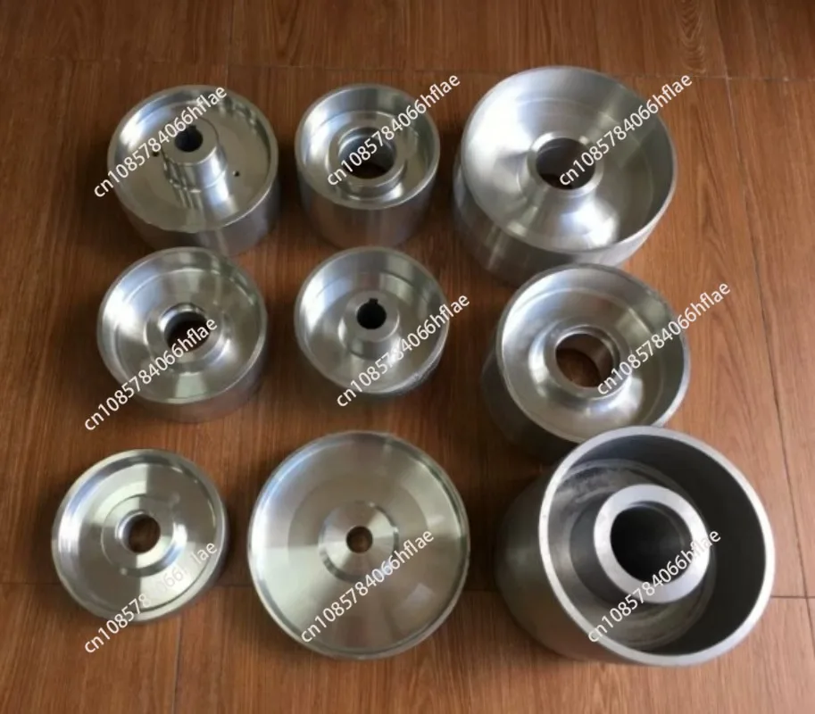 Aluminum Core Rubber Passive Wheel for Belt Grinder, Tension & Tracking Adjustment Wheel Set