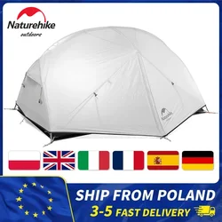 Naturehike Mongar 2 Person Tent Ultralight Camping Tent Outdoor Travel Tent Double Layer Waterproof Tent 3 Season Portable Tent