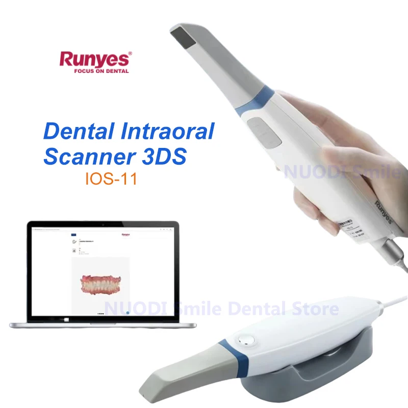 Tandheelkundige 3d Ai Scan Intraorale Scanner ISO-11 Runyes Digitale Snelle Indruk Intra Orale Scanner Voor Implantaat Orthodontische Restauratie