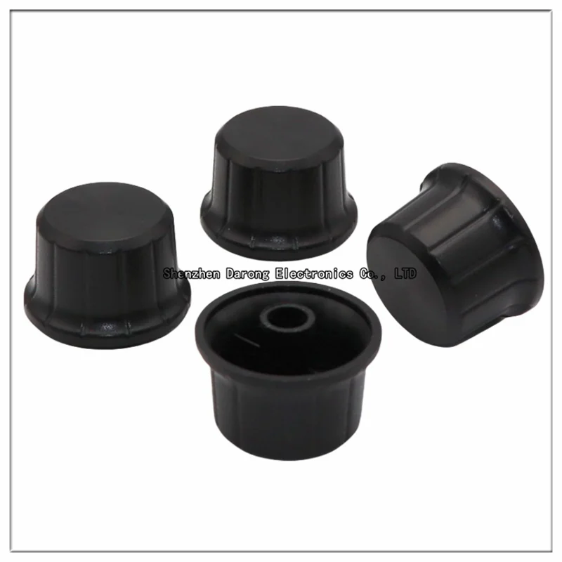 27.5 x 19 plastic striped knob cap Potentiometer encoder cap Volume adjustment cap Electronic instrument switch lug 1.5MM