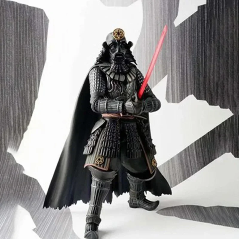 Star Wars Black Darth Vader Samurai The 1/2generations Toy Desktop Decoration Action Figures Articular Mobility Trendy Toys Gift