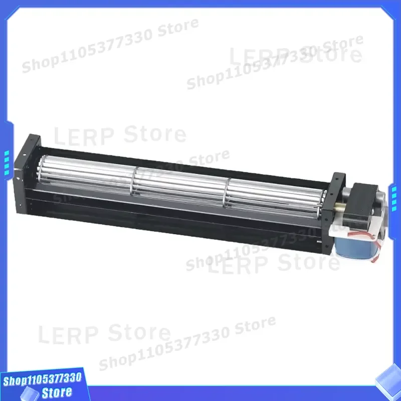 50mm Cross Flow Fan 220V AC Tangential Blower Impeller Cooling Ventilation Motor for Air Conditioner Heater Industrial