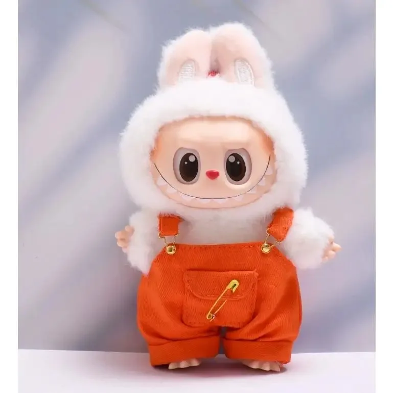 

For 15-17cm Ropa 3.0 Labubu and 10cm cotton doll top Shirt candy overalls rain boots bucket hat Outfit Accessories Clothing
