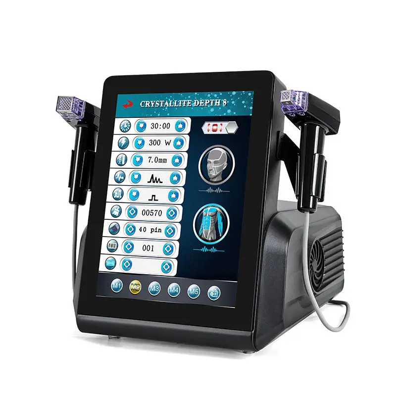 Professionelle tragbare Radiofrequenz-Behandlungsmaschine, Radiofrequenz-Schönheitsausrüstung, Gesichtsstecker, Hautstraffung