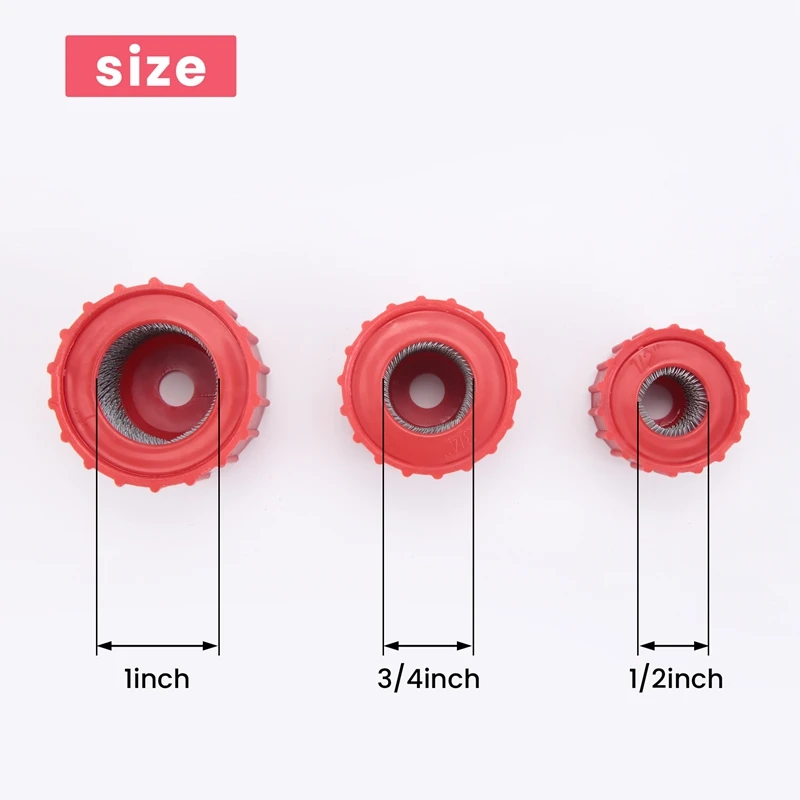 6 шт., медные очистители труб, удобный Сантехник, меньше медных, медных труб (3 размера)