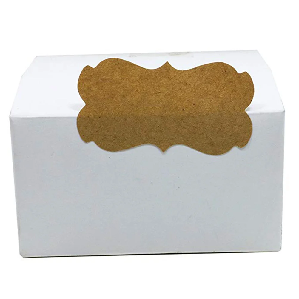 300 قطعة من ورق الكرافت علامات الهدايا ملصقات التعبئة والتغليف ختم تسميات لاصقة قابلة للكتابة لصناديق المغلفات ميسون الجرار