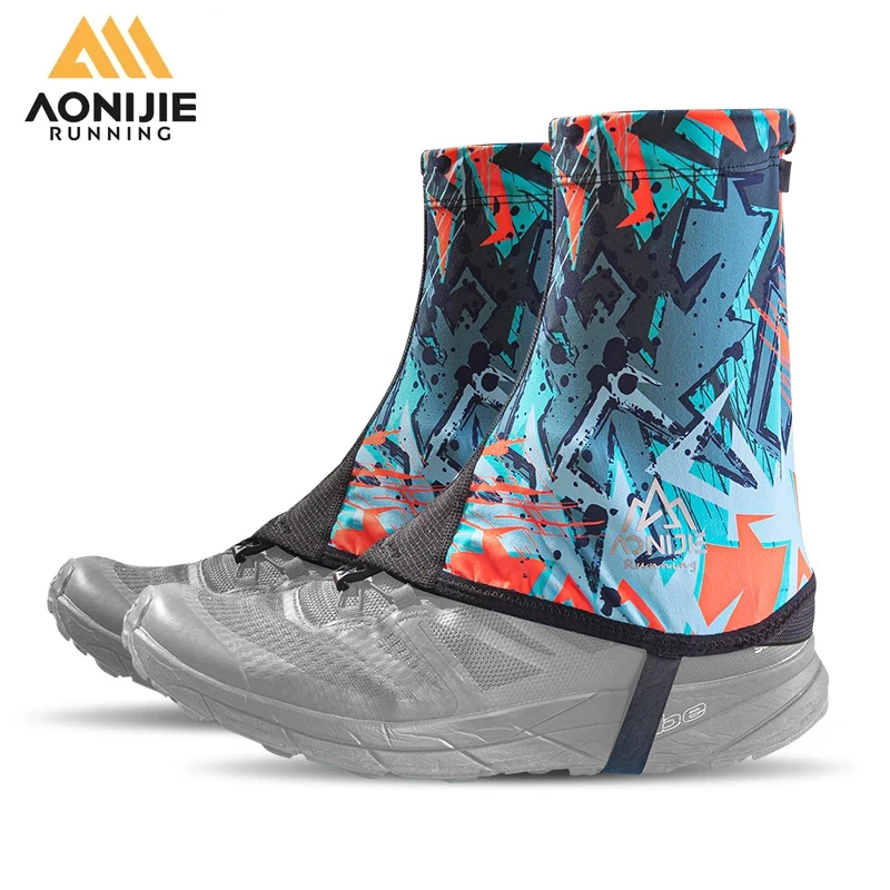 AONIJIE Trail Running Gaiters Leggings Safety Protective Sandproof Triathlon Marathon Hiking Shoe Covers Sports Climbing Gaiters