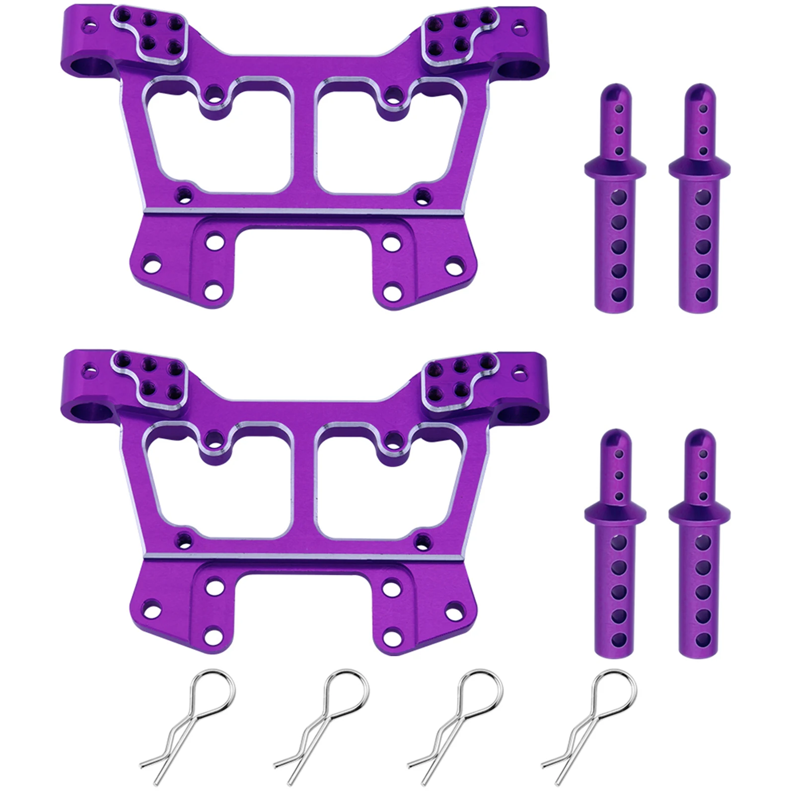 HobbyPark Aluminum Front Rear Shock Tower Body Post Mount 188822 188837 for 1/10 Redcat Volcano EPX/Pro S30 Upgrade Parts
