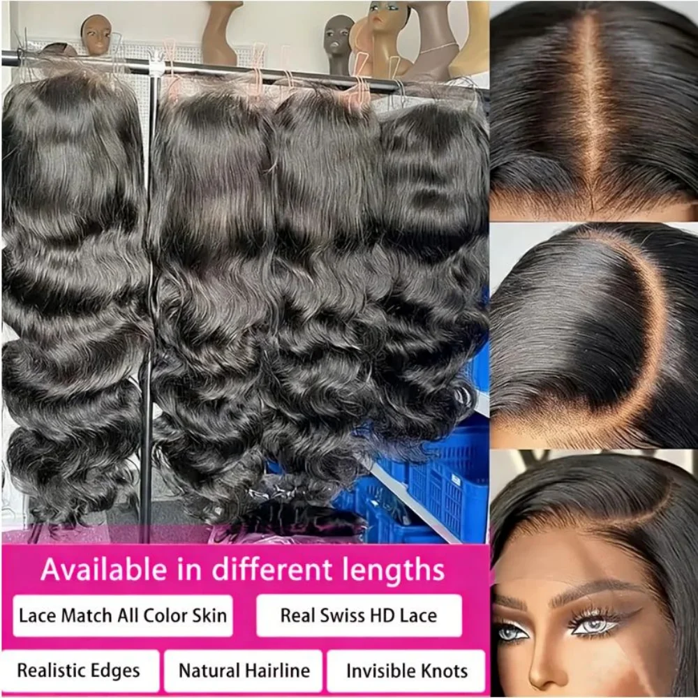 13x4 Body Wave Lace Front Wigs Human Hair Pre plucked With Baby Hair 200 Density HD Lace Body Wave Human Hair Wigs For Women Lace Front Wigs Human Hair Pre Plucked 200% Density Body Wave HD Lace Front image 7