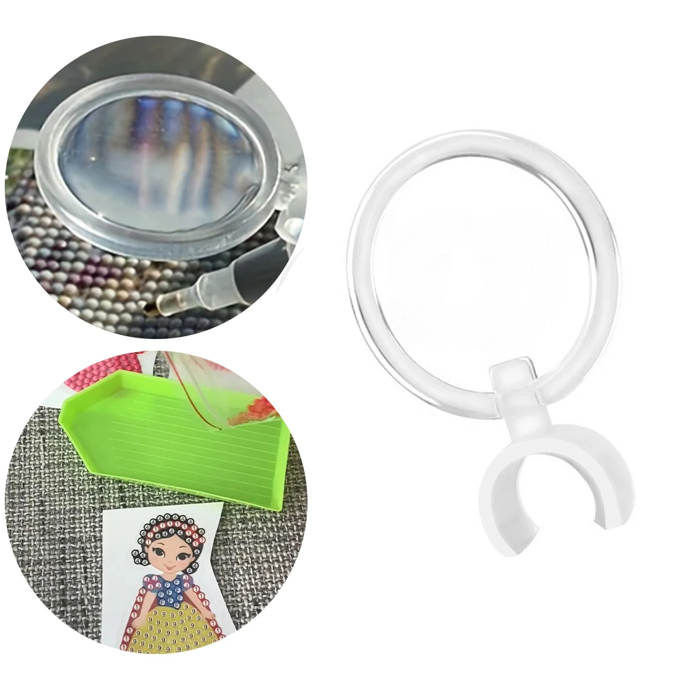 Diamond Pen Magnifying Glass Penholder Magnifying Glass Tool Diamond Painting Pen Magnifier for Painting Drawing Embroidery