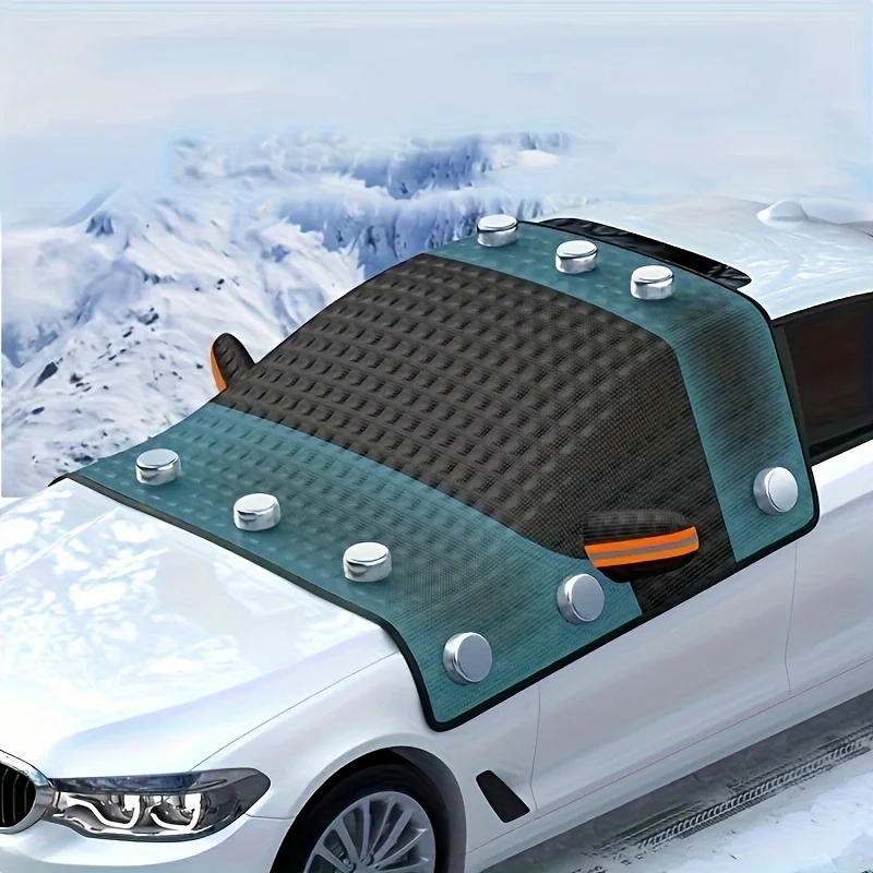 Magnetic Car Waterproof Shield Snow Shield Front Windshield Frost and Freezing Snow Cover Window Car Cover Car Antifreeze Cover