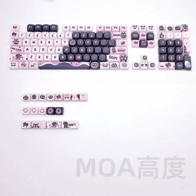 Kis Sztrájktörő Sárkány Anime keycaps állítsa PBT Nemesítés moa/cherry Idom keycaps számára Gépi Kulcskarika DIY Szokás aranyos keycaps