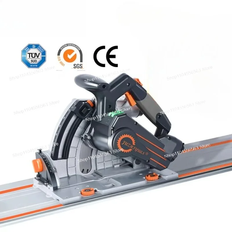 2000W 60mm Plug-in Cutting Circular Rail Saw with Rail 80cm 120cm SJ-60
