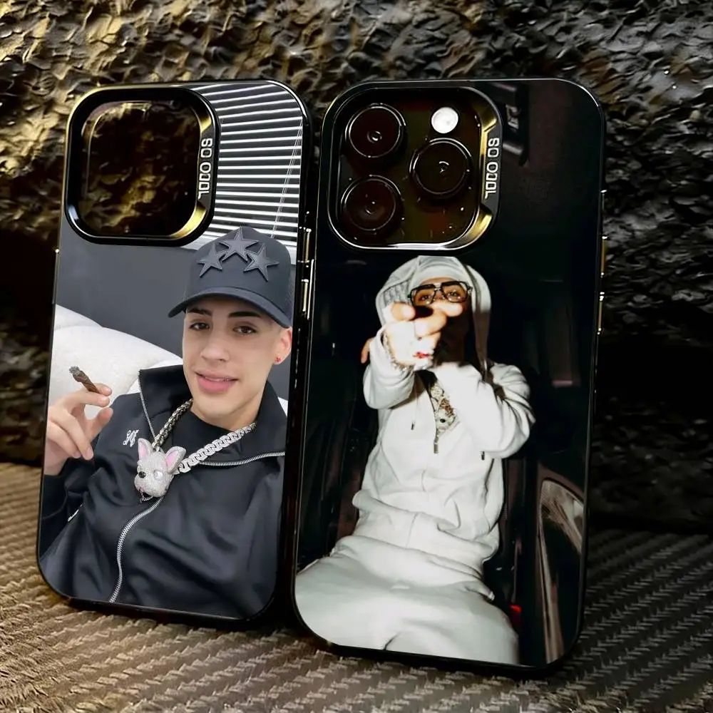 

C-CRIS MJ S-Singer Phone Case For iPhone 17,16,15,14,13,12,11 Plus,Pro Max,XS,Colorful Silver Black Cover