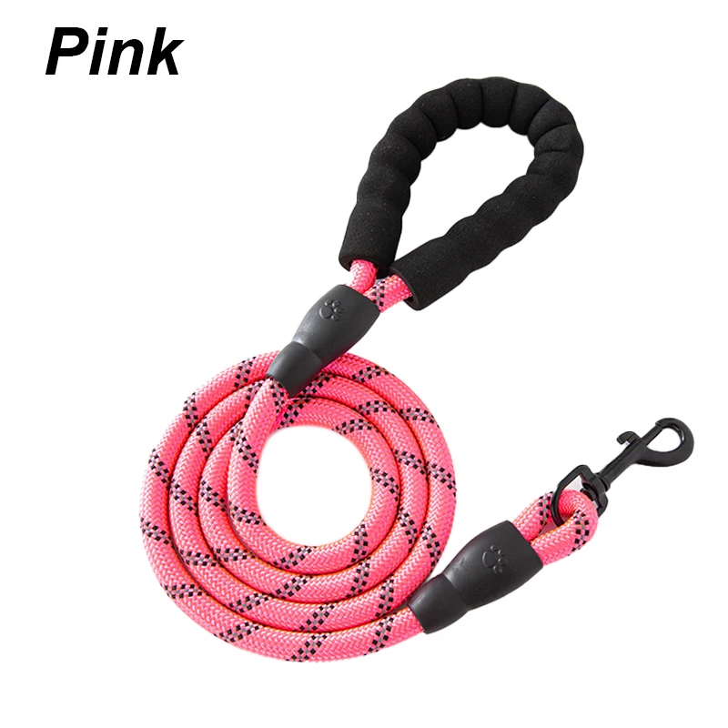 3M Pet Reflective Nylon Tow Rope Non Slip Foam Handle Pet Adjustable Towing Ropes Large MiddleSmall Dogs Outdoors Pet Supplies, image 11