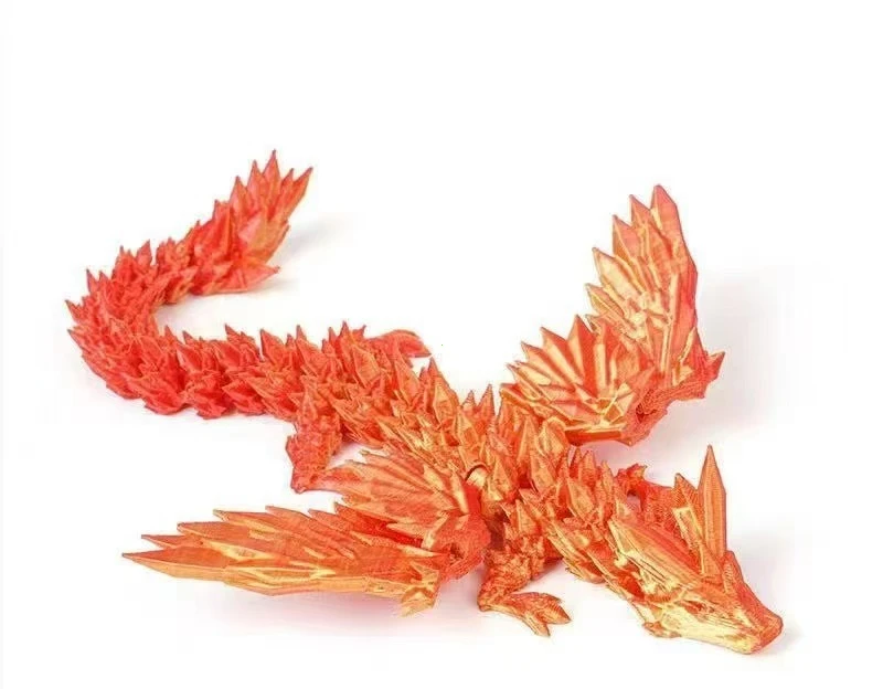 15cm 3D-Gedruckter Drache mit Beweglichen Flügeln Bewegliche Gelenke Fidget-Spielzeug Drehbares Gelenkspielzeug Büro-Schreibtisch-Dekoration Handwerk Geschenk – Detail 5