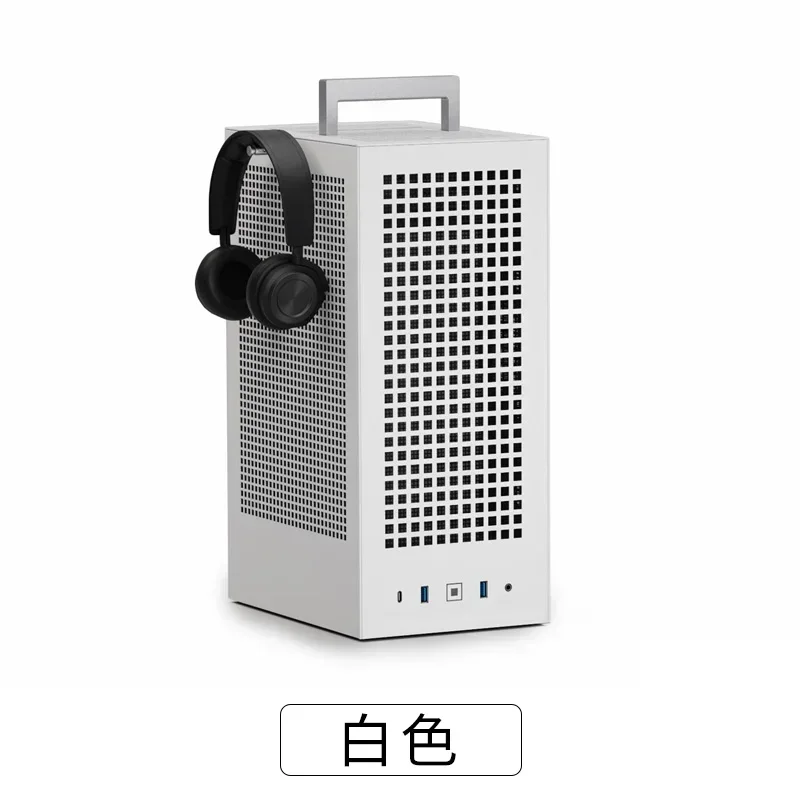 HYTE Small ITX Case Revolt 3 Convenient Handle Quick Release Structure Case Metal Mesh