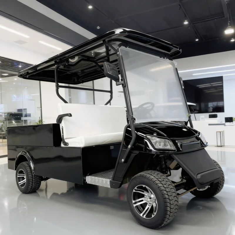 العلامة التجارية الجديدة المتقدمة أفضل سيارة كهربائية للبيع عربة جولف كهربائية للكبار عربة بضائع قابلة للطي مع صندوق البضائع الخلفي التسليم السريع