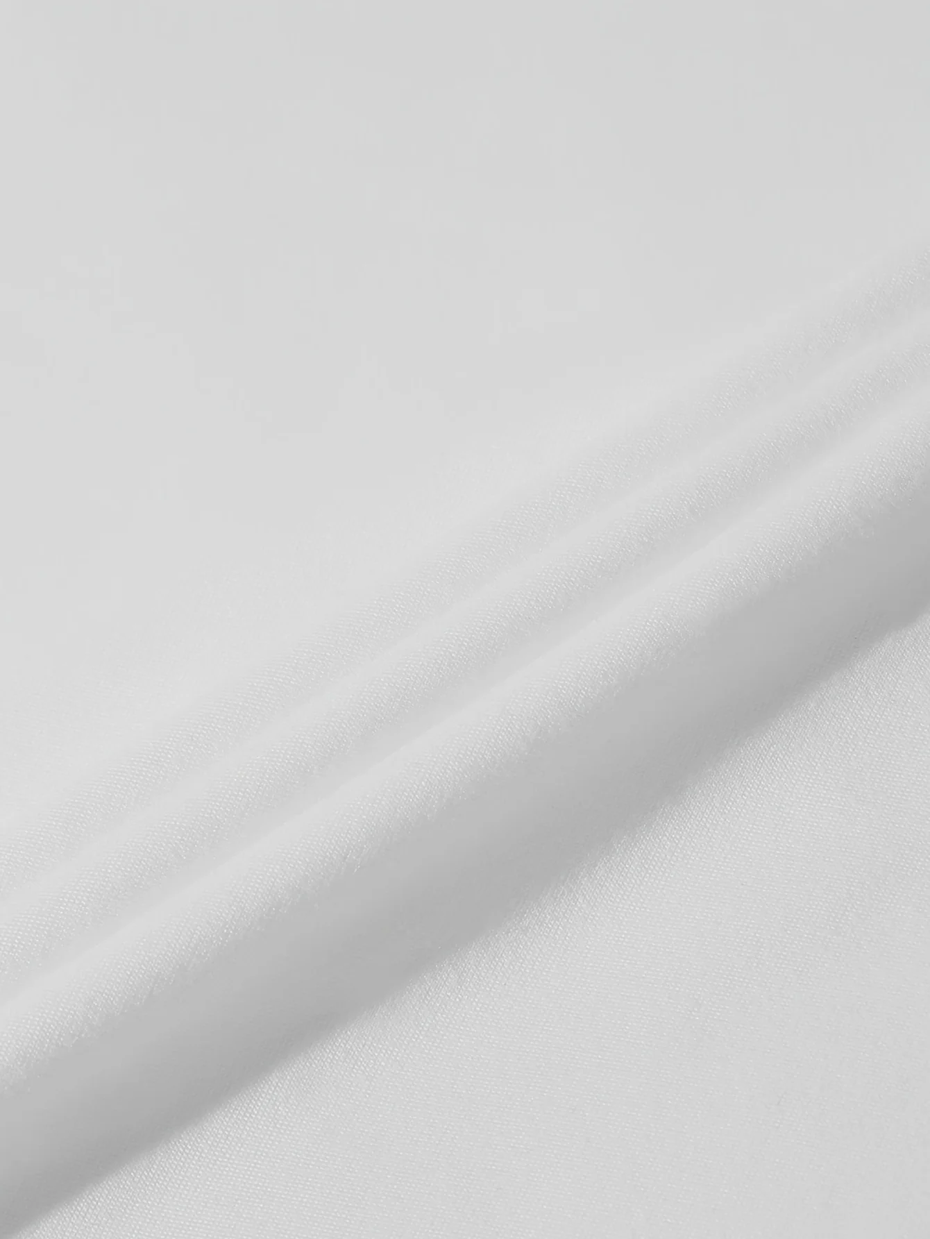 T-shirt grafica bianca casual da donna: manica corta, misto poliestere elastico, girocollo, lavabile in lavatrice,