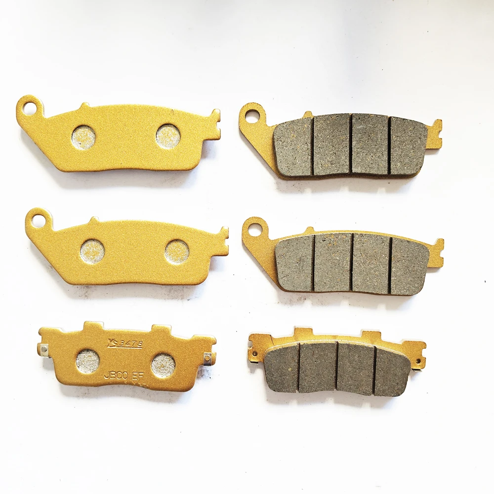 Motorcycle Front Rear Brake Pads For QJMOTOR SRK 450 RR QJ400GS-16D