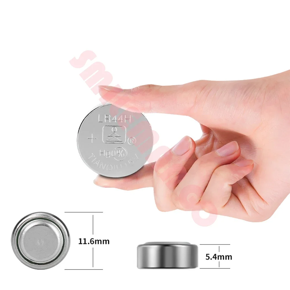 AG13 Button Cell LR44 A76 357 357A LR1154 SR1154 SR44 GP761.55V Button Battery For Watch Car Key Remote Control Electric Toy