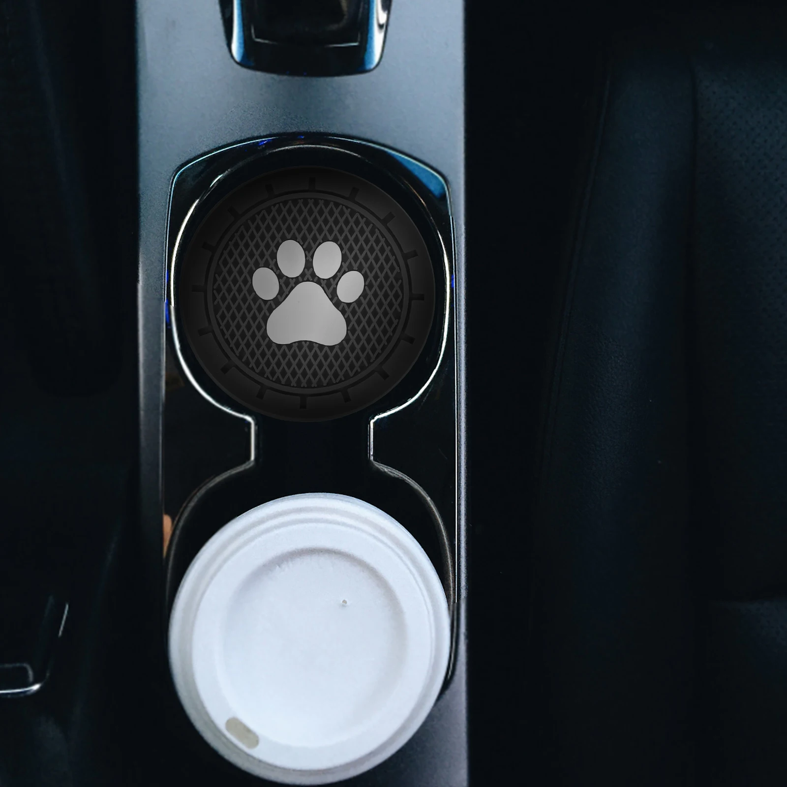 

4 Pcs Car Coaster Cup Holder Insert Bottle Coasters for Mats Suv Automotive Accessories Holders Water Drinks